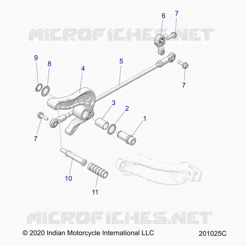 TRASMISSIONE, SHIFT PEDAL AND LINKAGE
