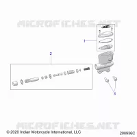 FRENO POSTERIORE, MASTER CYLINDER