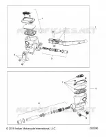 FRENOS, MASTER CYL., FRONT AND REAR