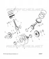 ENGINE, PISTON AND ALBERO MOTORE