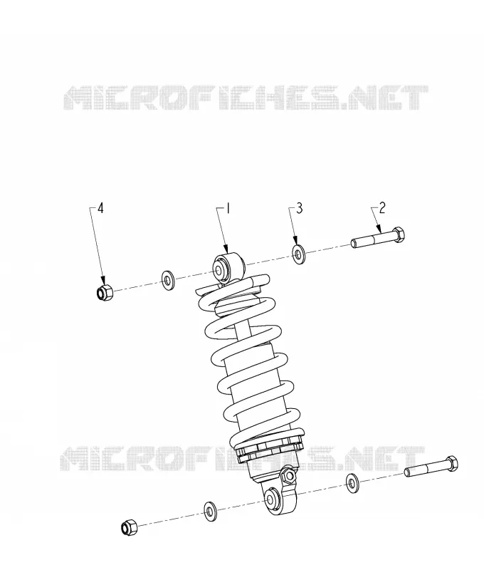 SOSPENSIONE POSTERIORE SHOCK ABSORBER