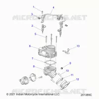 ENGINE, CORPO FARFALLATO/FUEL RAIL