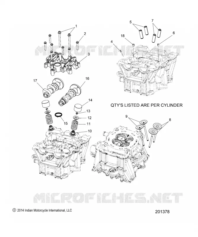 ENGINE, TESTA CILINDRO ASM.