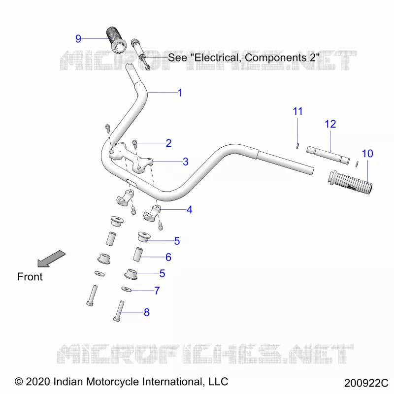 STEERING, MANUBRIO MONTAGGIO AND GRIPS